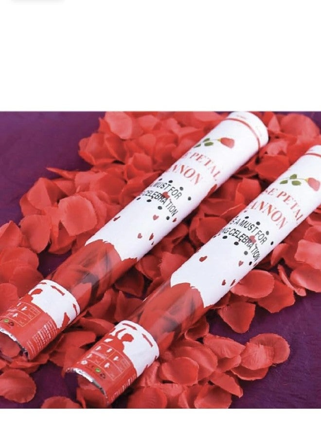 DBRANDY Rose Party Popper Confetti for Celebrations, Birthdays, Weddings, Anniversaries & Christmas (Pack of 2, 30 cm) - Image 2
